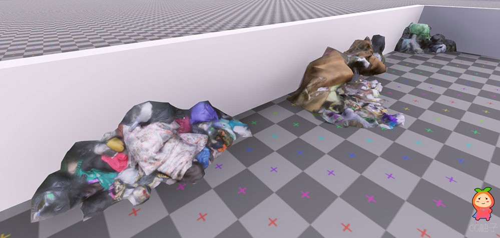 CubeBrush - 3D Scanned Trash
