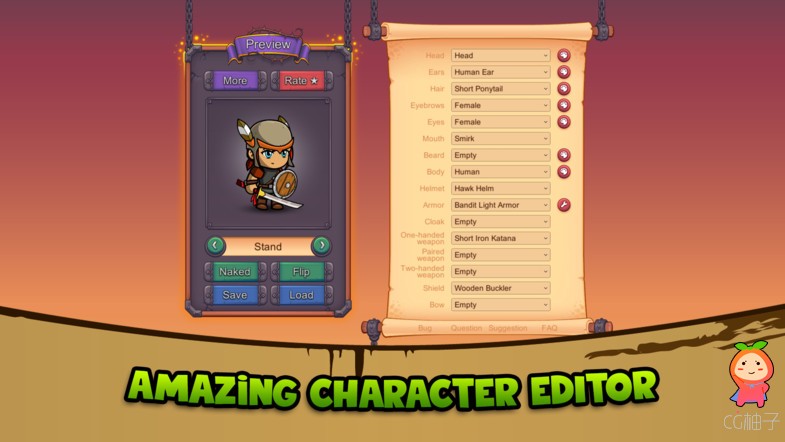 Fantasy Heroes：Character Editor [Basic] 3.3