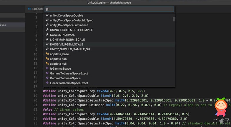 ShaderlabVSCode 1.1.4 unity3d编辑器