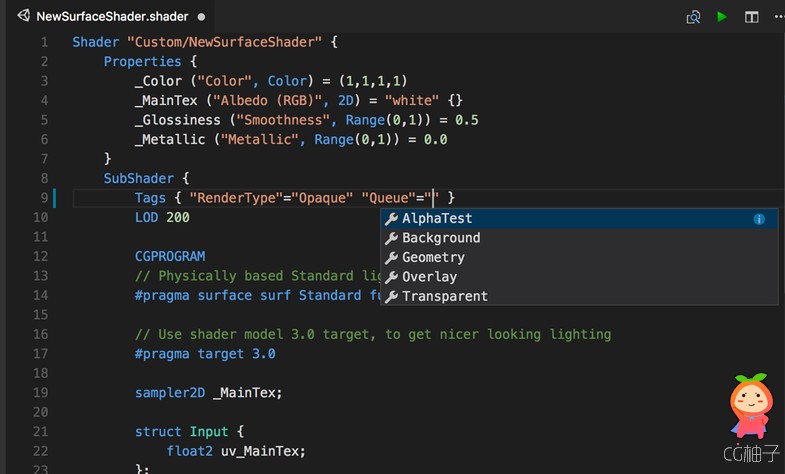 ShaderlabVSCode 1.1.4 unity3d编辑器
