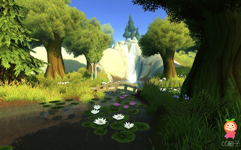 Handpainted Forest Environment 1.3