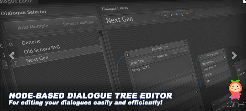 Dialoguer - A Node Based Dialogue Management Tool