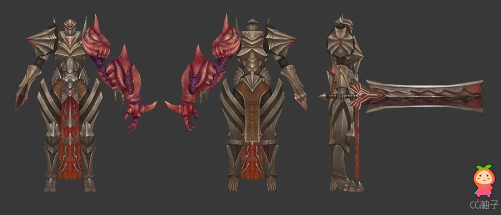 《龙之心》游戏角色怪物模型 免费下载几个角色模型