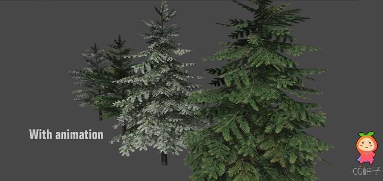 Detailed Pine Trees draft