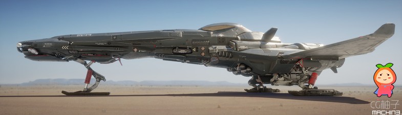 The Starfighter 1.0 星际战斗机模型 逃生舱 小型飞船