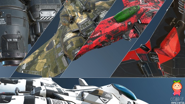 The Starfighter 1.0 星际战斗机模型 逃生舱 小型飞船