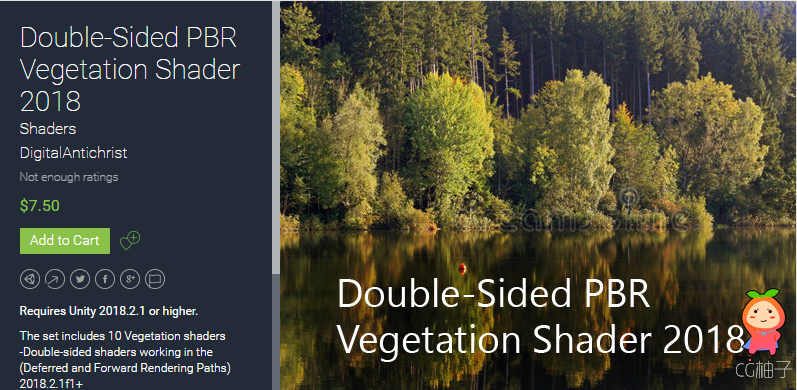 Double-Sided PBR Vegetation Shader