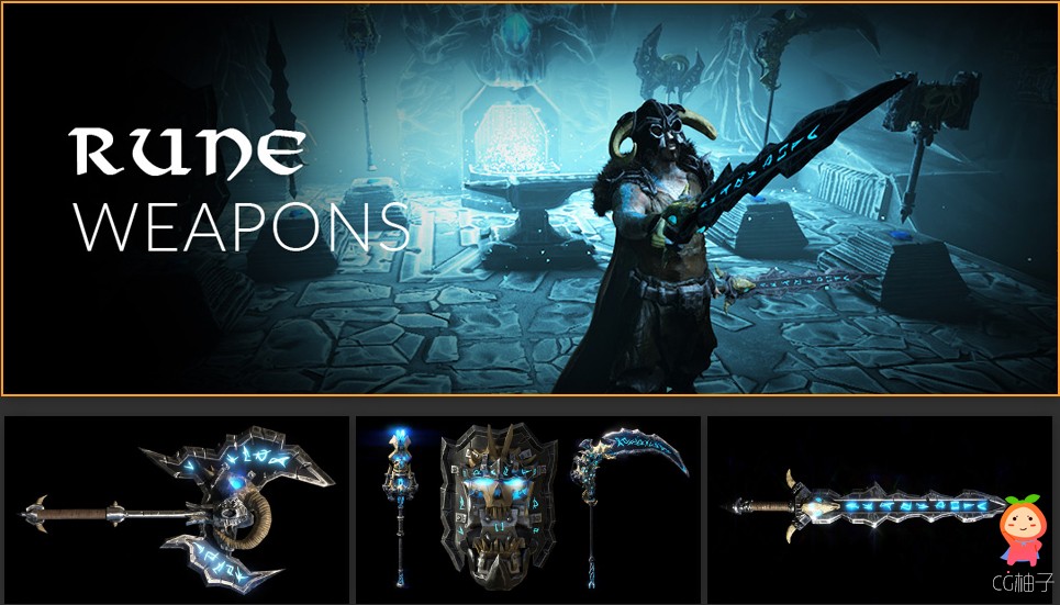 Fantasy Rune Weapons