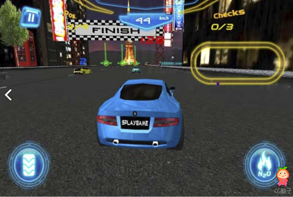 King of racing 3D Unity 4.x Project 3D赛车完整项目