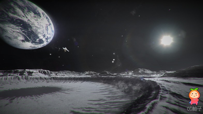 月球环境场景