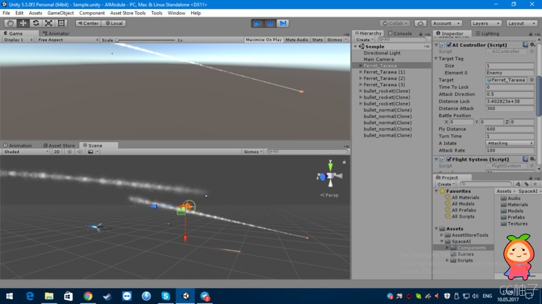 SpaceAI 1.9.1 unity3d插件资源