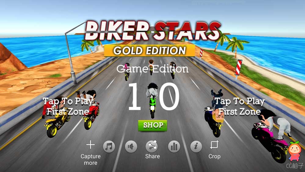 Biker Stars Racer Gold Edition 自行车明星赛车游戏