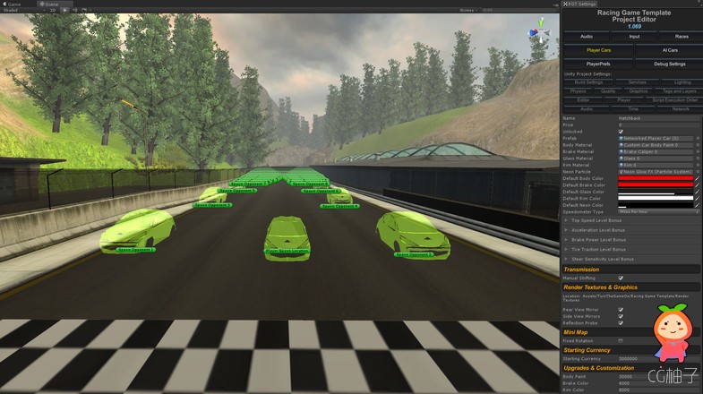 Racing Game Template 1.7.3a 