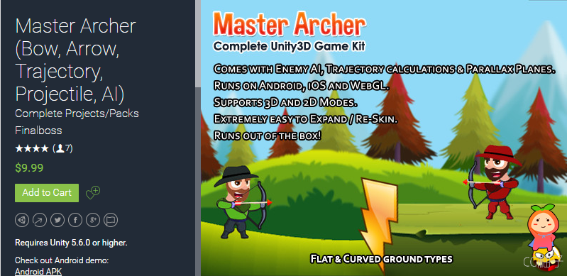 Master Archer (Bow, Arrow, Trajectory, Projectile, AI) 1.2.2