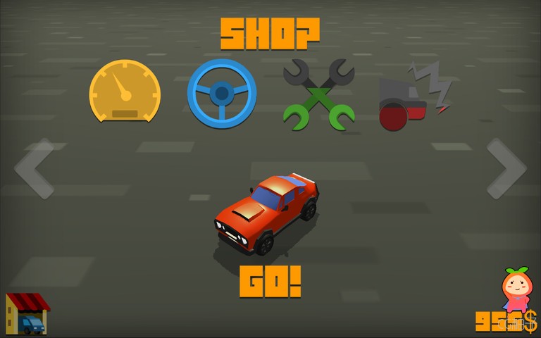 Endless Car Chase Game Template 1.15 unity游戏模板
