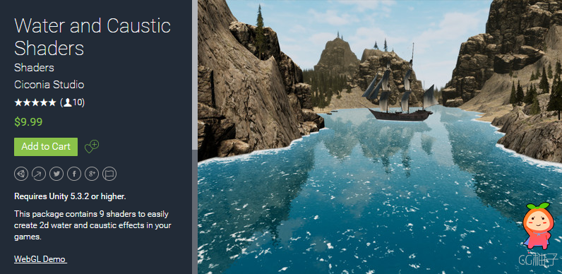Water and Caustic Shaders 2.1