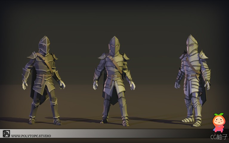 Lowpoly Medieval Armors