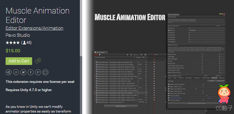 Muscle Animation Editor 1.7