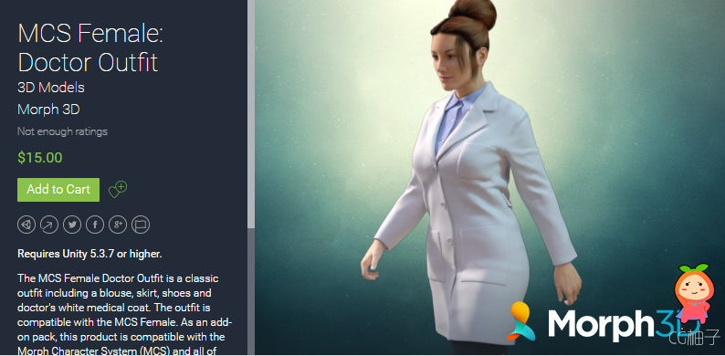 MCS Female Doctor Outfit 1.6