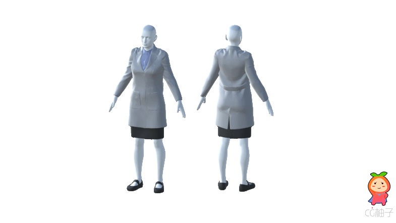 MCS Female Doctor Outfit 1.6 女医生套装模型