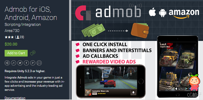 Admob for iOS, Android, Amazon 1.1