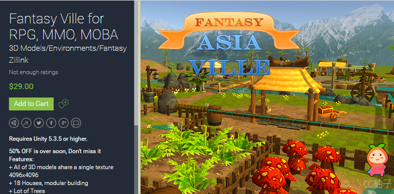 Fantasy Ville for RPG, MMO, MOBA 1.0