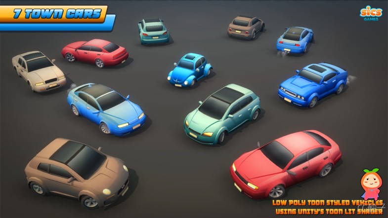 Toon Vehicles 1.2 卡通汽车模型 各种车辆轿车模型