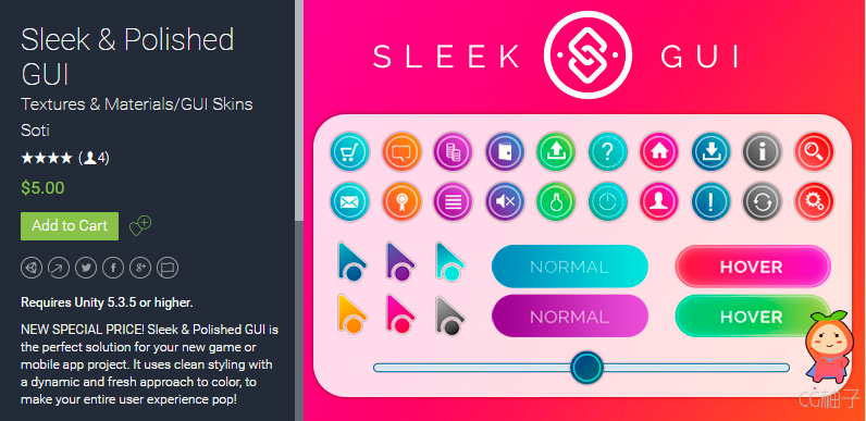Sleek & Polished GUI 1.0