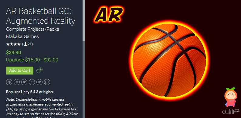AR Basketball GO：Augmented Reality 1.0