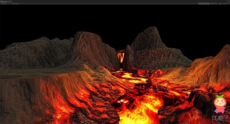 火山熔岩岩浆动画