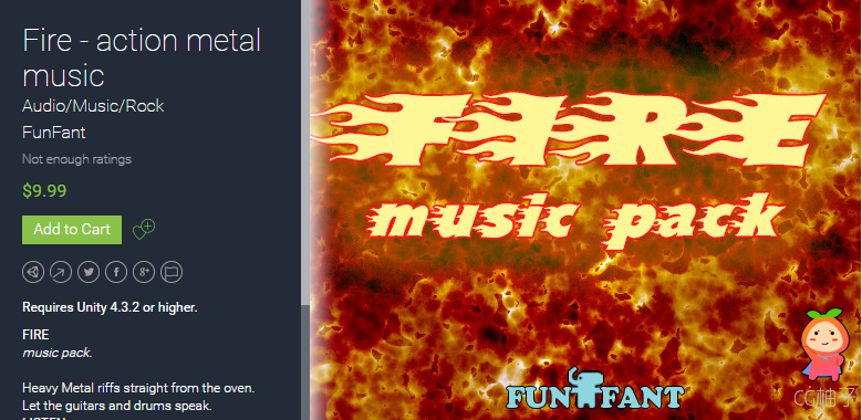 Fire - action metal music 