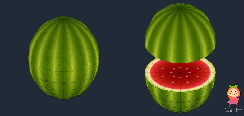 各种水果模型切水果游戏必备