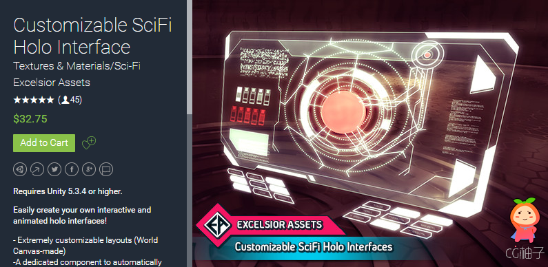 Customizable SciFi Holo Interface 1.6.2
