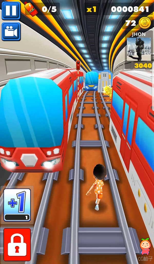 Bus & Subway Endless runner with Multiplayer Unity 5.6.1f1 Project