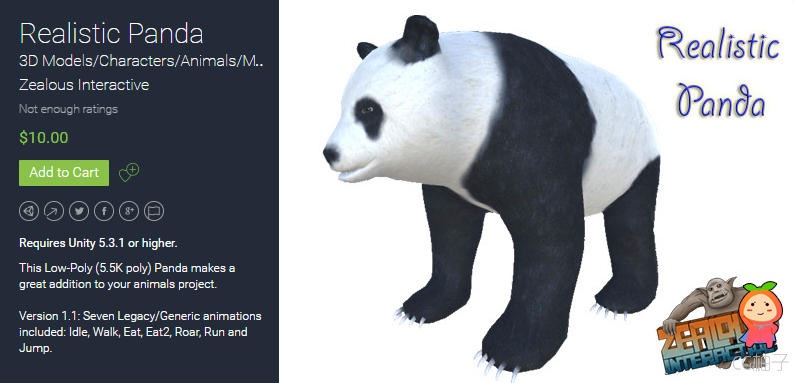 Realistic Panda 1.1