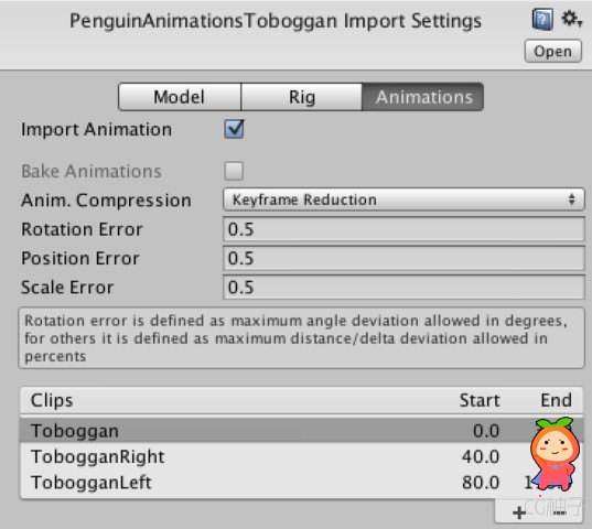 Penguins pack 1.1 企鹅动画模型免费