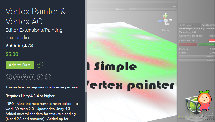 Vertex Painter & Vertex AO 2.0