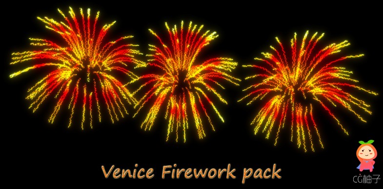 Venice Firework pack 2.0 魔法烟花特效