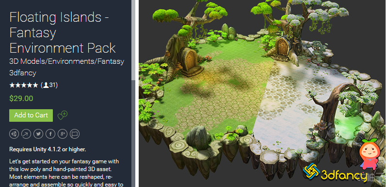 Floating Islands - Fantasy Environment Pack 1.3