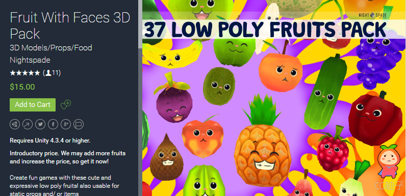 Fruit With Faces 3D Pack 1.0
