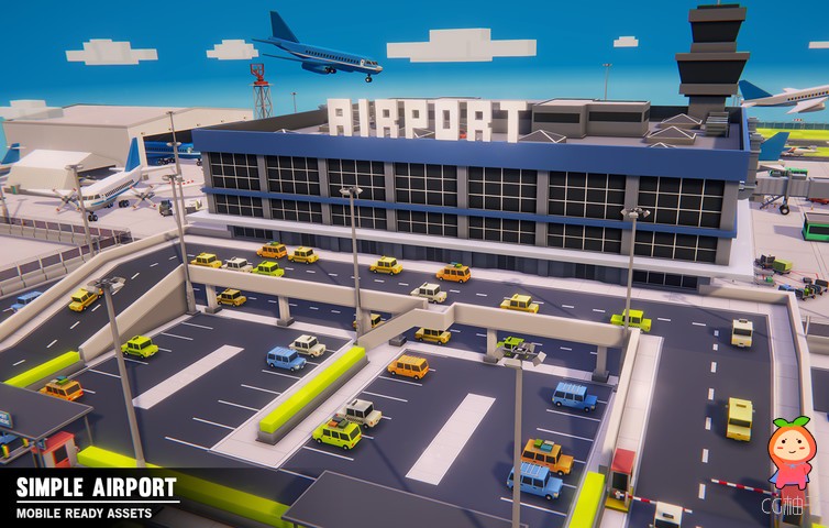 机场场景模型