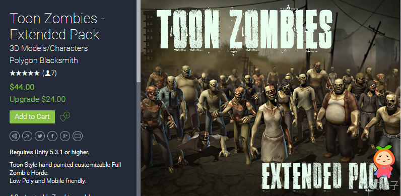 Toon Zombies - Extended Pack 1.0