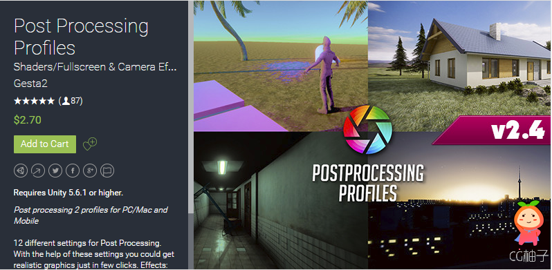 Post Processing Profiles 3.1