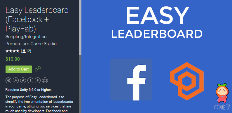 Easy Leaderboard (Facebook + PlayFab) 2.0.1