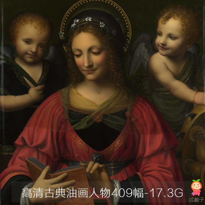 西方绘画大师高清古典油画人物409幅-17.3GB