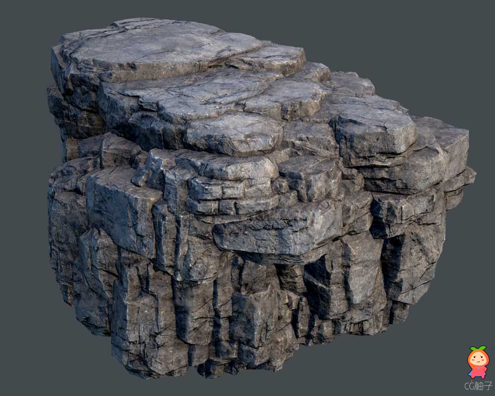 高精度岩石模型