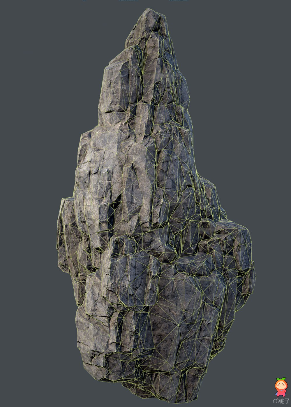 山石模型 2K贴图