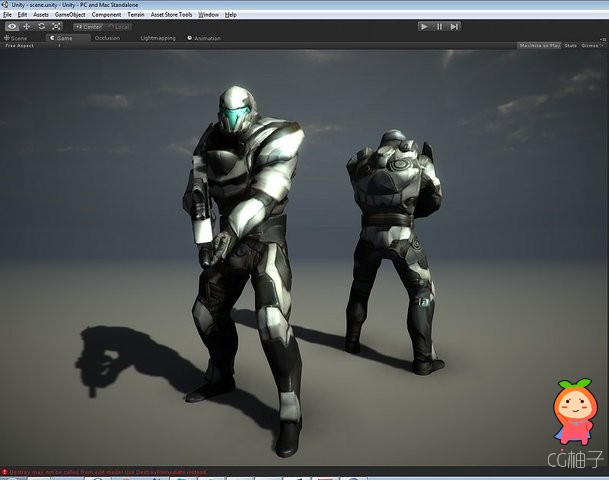 Futuristic Soldier 1.0 3D动画未来战士模型