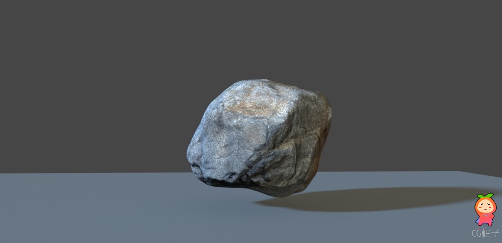 写实石头模型