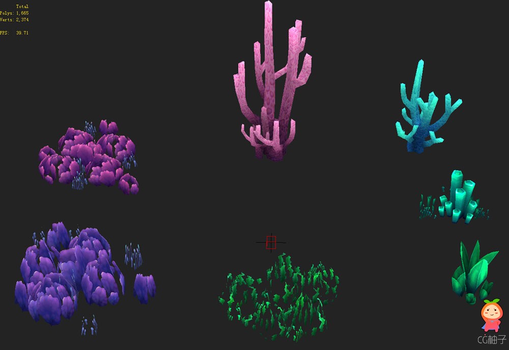 海底珊瑚模型免费下载
